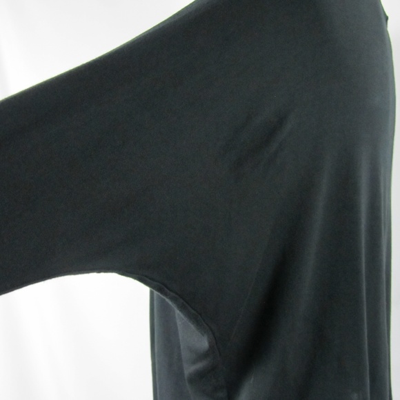 Boston Proper Black Dolman Ruched Top XS Stretch - Picture 5 of 8
